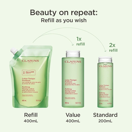 Clarins Cleansing Purifying Toning Lotion čisticí tonikum pro smíšenou až mastnou pokožku