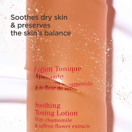 Clarins Cleansing Soothing Toning Lotion почистващ и успокояващ тоник за чувствителна и суха кожа