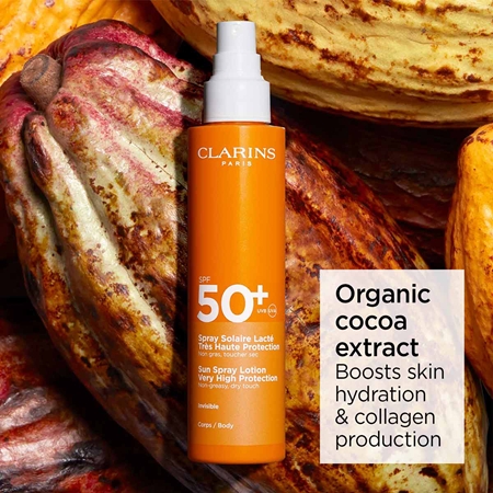 Clarins Sun Care Spray Lotion spray solaire corps et visage