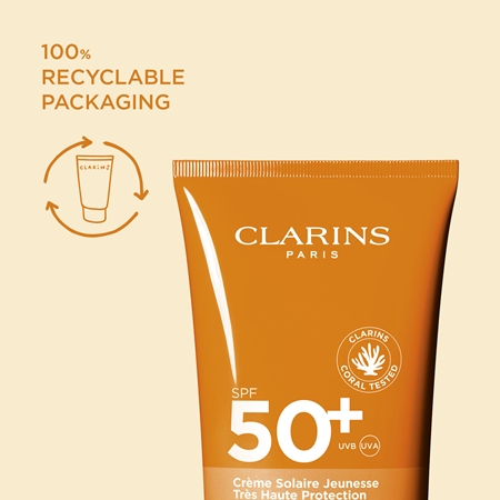 Clarins Sun Body Cream SPF50+ слънцезащитен крем SPF 50+