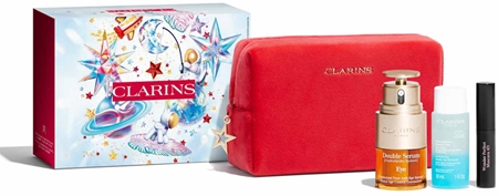 Clarins Double Serum Eye Collection dárková sada na oční okolí 01 Perfect Black