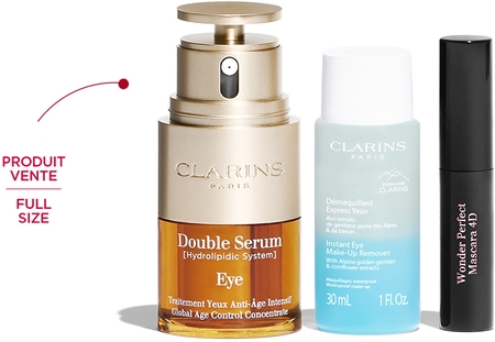 Clarins Double Serum Eye Collection Kinkekomplekt silmade piirkonnale 01 Perfect Black