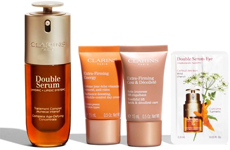 Clarins Double Serum & Extra Firming Set dárková sada pro zralou pleť