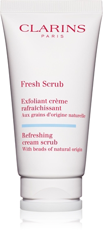 Clarins Fresh Scrub Refreshing Cream Scrub gommage crème pour nourrir la peau et préserver son hydratation naturelle