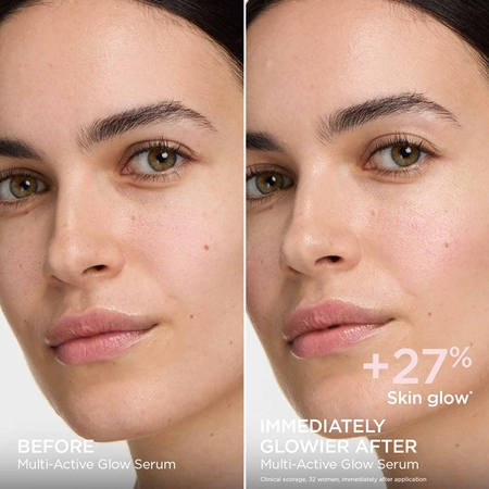 Clarins Multi-Active Glow Serum ser cu efect iluminator cu efect de netezire