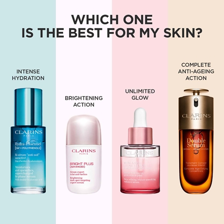 Clarins Multi-Active Glow Serum ser cu efect iluminator cu efect de netezire