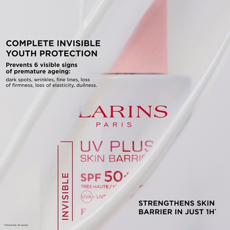 Clarins UV Plus Translucent SPF50 Saules aizsargkrēms sejai