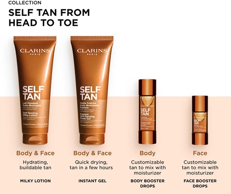 Clarins Self Tan Express Self-Tanning Fresh Gel gel auto-bronzant pour un effet naturel