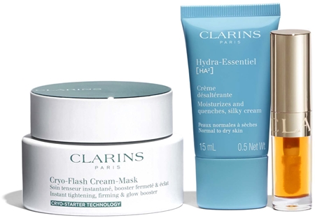 Clarins Cryo-Flash Mask Holiday Season ajándékszett