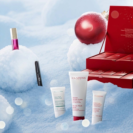 Clarins Advent Calendar 12 Holiday Season calendrier de l'Avent