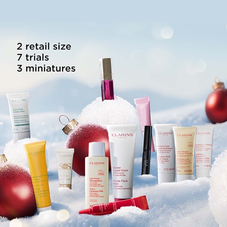 Clarins Advent Calendar 12 Holiday Season calendrier de l'Avent