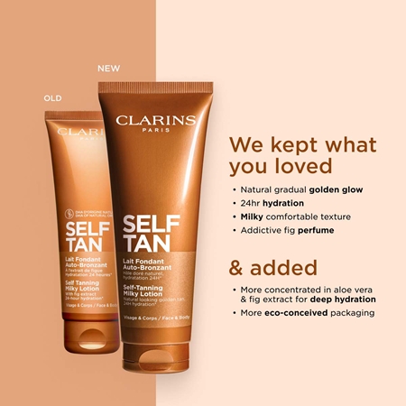 Clarins Self Tan Self-Tanning Milky Lotion crème auto-bronzante corps et visage