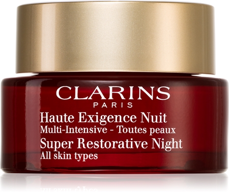 Clarins Super Restorative Night Nachtcreme gegen sämtliche Alterserscheinungen für alle Hauttypen