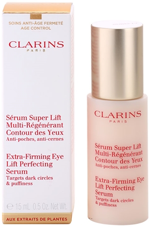 Clarins Extra-Firming Eye Lift Perfecting Serum Foryngende øjenbehandling til at behandle hævelser og mørke rande