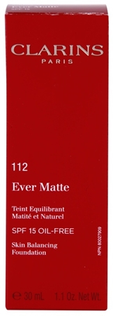 Clarins Face Make-Up Ever Matte podkład matujący minimalizujący pory SPF 15