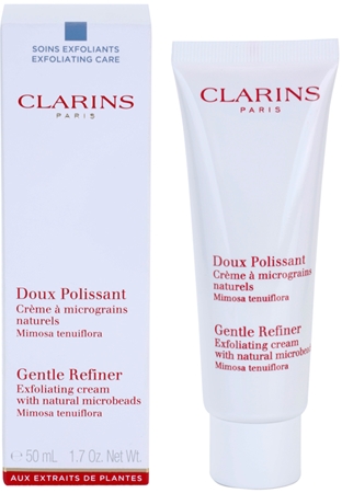 Clarins Gentle Refiner Exfoliating Cream creme peeling com micropartículas naturais