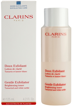 Clarins Gentle Exfoliator Brightening Toner gyengéd bőrhámlasztó tonik az élénk bőrért