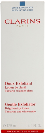 Clarins Gentle Exfoliator Brightening Toner gyengéd bőrhámlasztó tonik az élénk bőrért