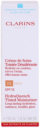 Clarins HydraQuench Tinted Moisturizer lekki krem tonujący o działaniu nawilżającym SPF 15