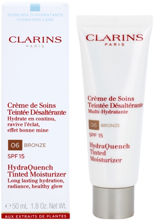 Clarins HydraQuench Tinted Moisturizer leichte Tönungscreme mit feuchtigkeitsspendender Wirkung LSF 15