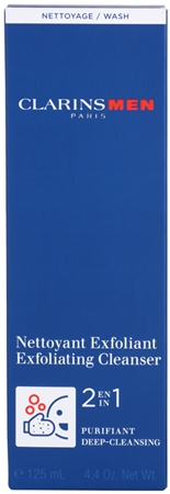Clarins Men Exfoliating Cleanser scrub per una pulizia in profondità