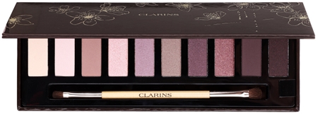 Clarins Eye Make-Up The Essentials paleta 10 cieni do powiek z pędzelkiem