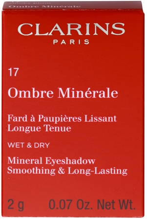 Clarins Eye Make-Up Ombre Minérale Long-Lasting Mineral Eyeshadow with Smoothing Effect