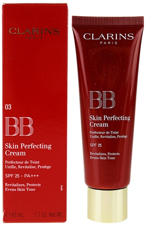 Clarins Face Make-Up BB Skin Perfecting Cream BB cream per una pelle perfetta e uniforme SPF 25