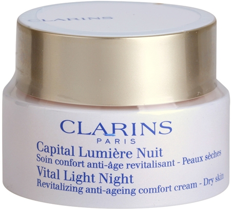 Clarins Vital Light Night Revitalizing Anti-Ageing Comfort Cream for Dry Skin