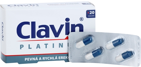 Clavin PLATINUM tobolky pro podporu erekce