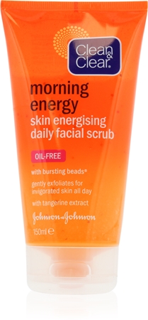 Clean & Clear Morning Energy povzbuzující peeling na obličej