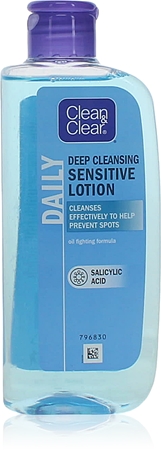 Clean & Clear Daily hloubkově čisticí pleťová voda pro citlivou pleť