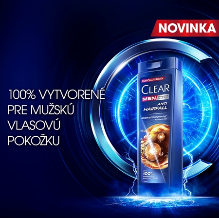 Clear Anti-Hair Fall šampón proti vypadávaniu vlasov