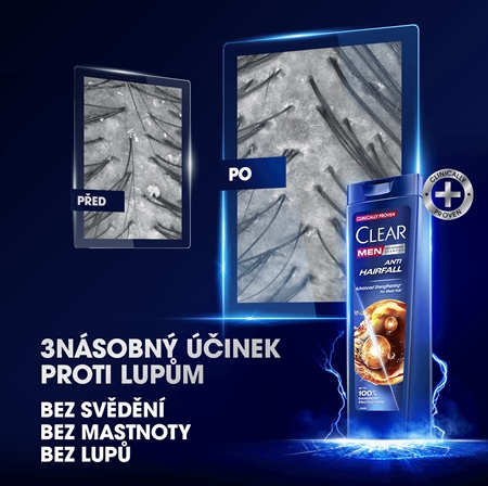 Clear Anti-Hair Fall šampon proti vypadávání vlasů