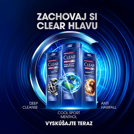 Clear Anti-Hair Fall šampón proti vypadávaniu vlasov