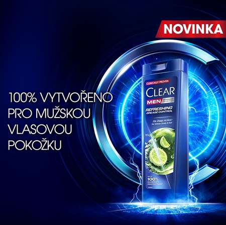 Clear Refreshing Grease šampon