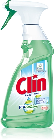 Clin ProNature препарат за почистване на стъкло