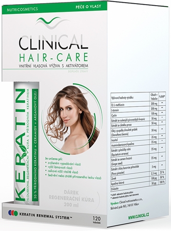 Clinical Hair-Care + Keratin sada na vlasy pro ženy