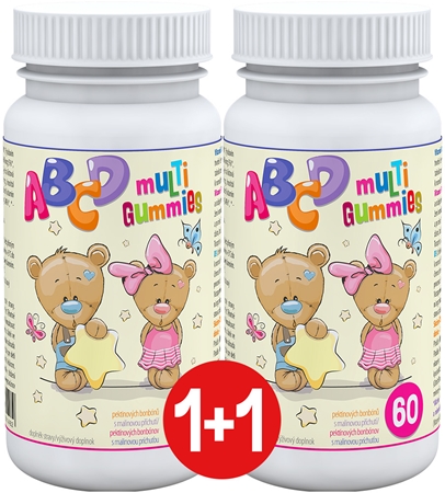 Clinical ABCD Multi Gummies pektinové bonbóny s multivitamínovým komplexem