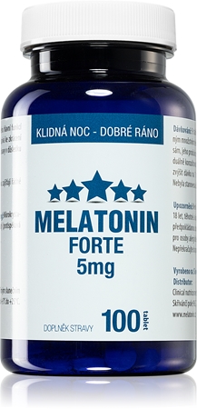 Clinical Melatonin Forte 5mg doplněk stravy při potížích se spánkem a usínáním