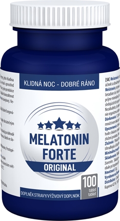 Clinical Melatonin forte original tablety pri ťažkostiach so spánkom a zaspávaním