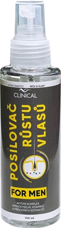 Clinical Posilovač růstu vlasů FOR MEN vlasová péče pro řídnoucí vlasy