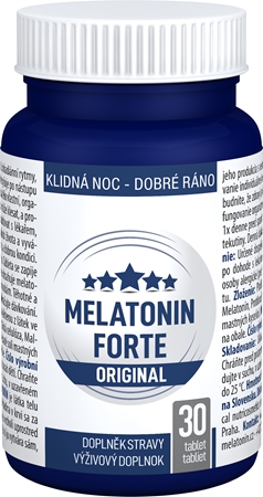Clinical Melatonin forte original tablety při potížích se spánkem a usínáním