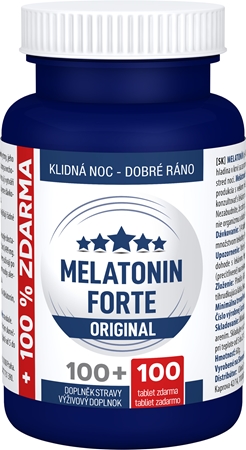 Clinical Melatonin forte original tablety při potížích se spánkem a usínáním