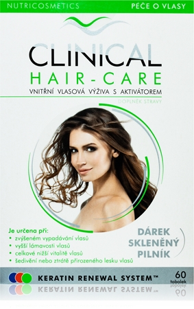 Clinical Hair-Care + Skleněný pilník sada pro ženy