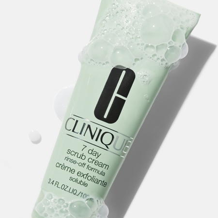 Clinique 7 Day Scrub Cream Rinse-Off Formula valomasis šveitiklis kasdienėms procedūroms