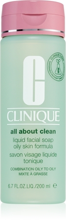 Clinique Liquid Facial Soap Oily Skin Formula sabonete líquido para pele oleosa e mista