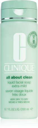 Clinique Liquid Facial Soap Extra-Mild sabonete líquido para pele seca a muito seca