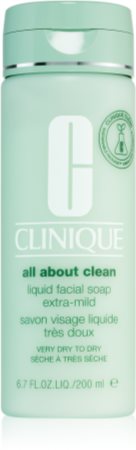 Clinique Liquid Facial Soap Extra-Mild υγρό σαπούνι για ξηρή έως πολύ ξηρή επιδερμίδα