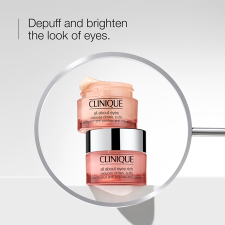 Clinique All About Eyes™ Rich kosteuttava silmänympärysvoide turvotuksen ja tummien silmänalusten ehkäisyyn